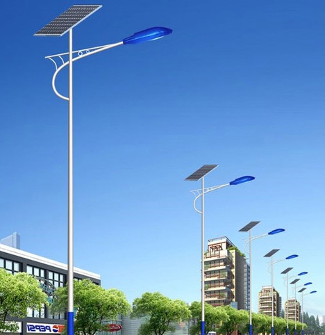 鋰電池太陽(yáng)能路燈圖片